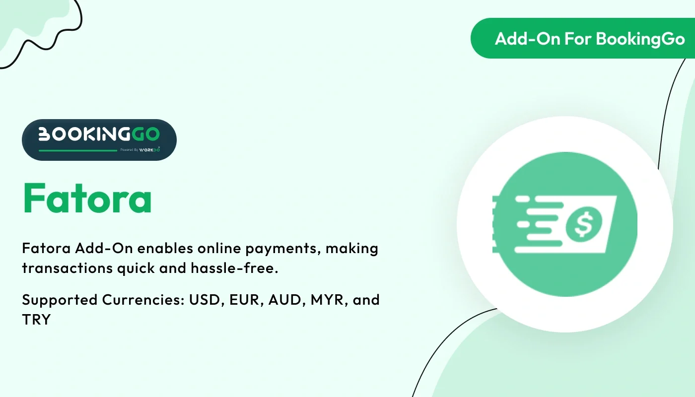 Fatora - WorkDo BookingGo SaaS Add-On