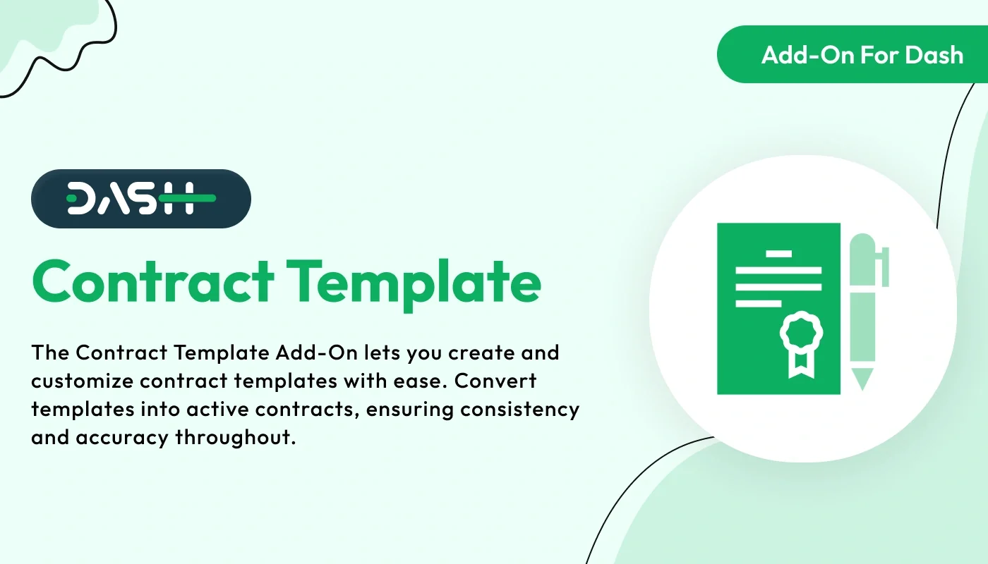 Contract Template – WorkDo Dash SaaS Finance Add-On