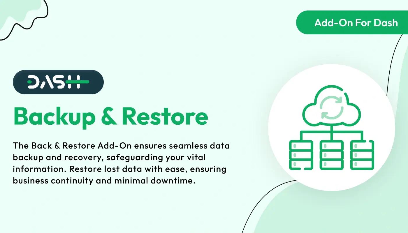 Backup & Restore – WorkDo Dash SaaS Sales Add-On