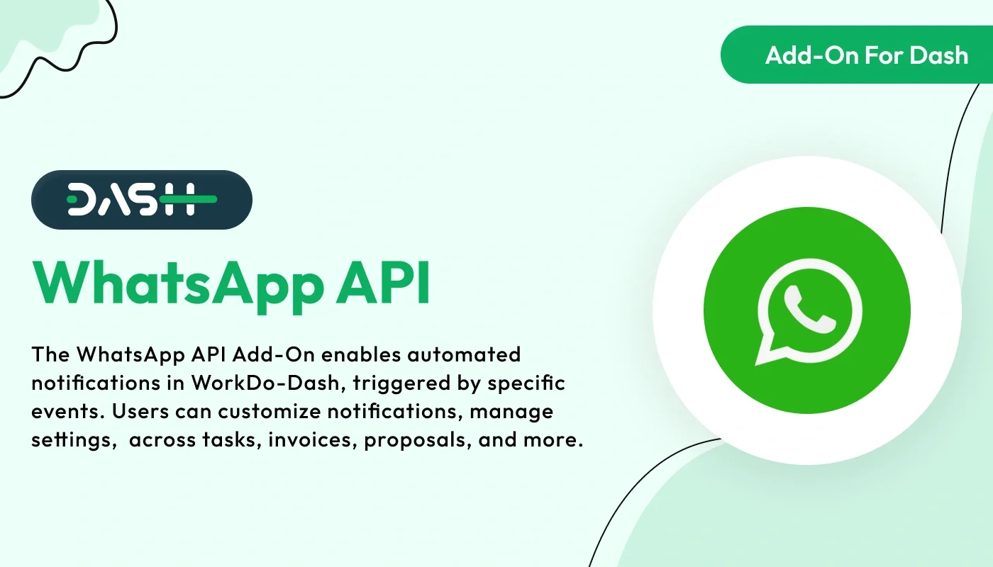 WhatsApp API – WorkDo Dash SaaS Social Media Add-On