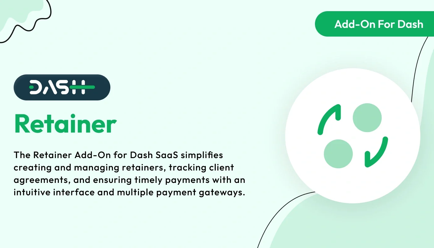 Retainer – WorkDo Dash SaaS Finance Add-On