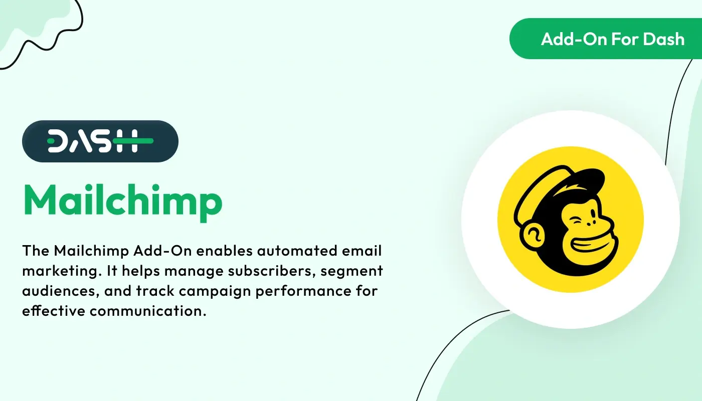 Mailchimp – WorkDo Dash SaaS Sales Add-On