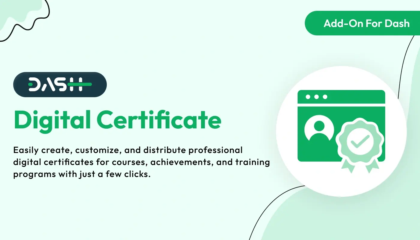 Digital Certificate – WorkDo Dash SaaS Industrial Solutions Add-On
