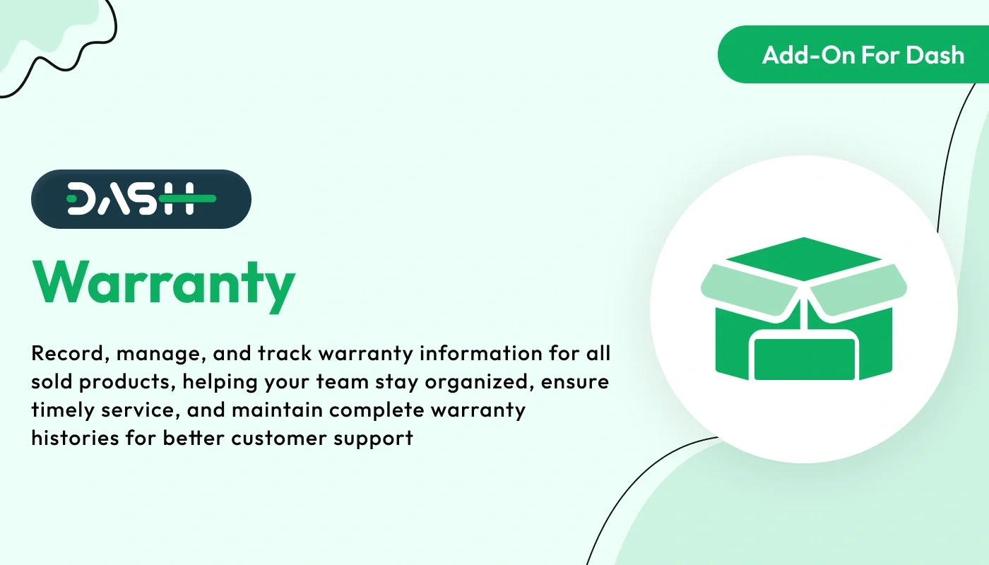 Warranty – WorkDo Dash SaaS Mobility Add-On