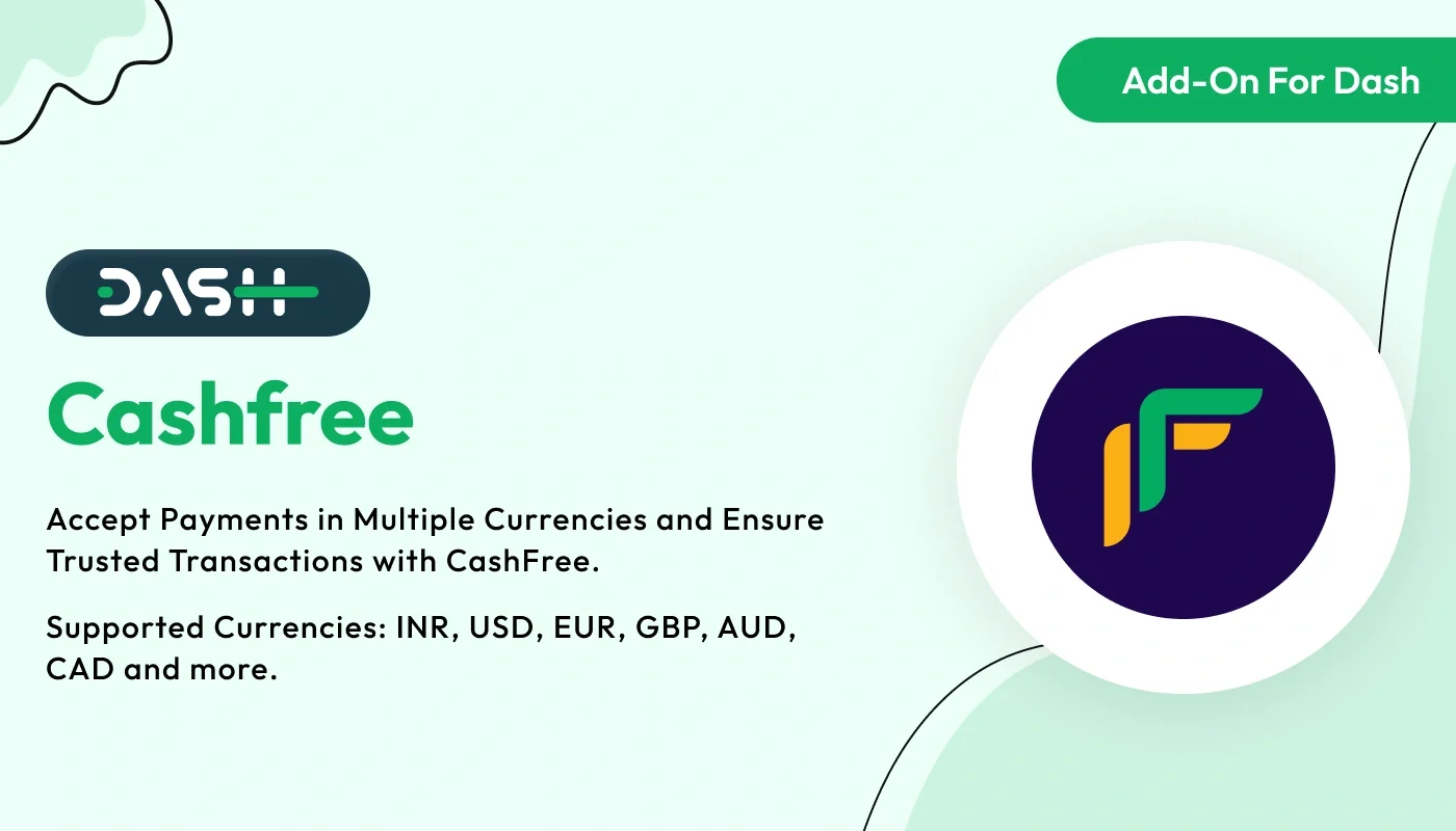 Cashfree - WorkDo Dash SaaS Payment Gateways Add-On
