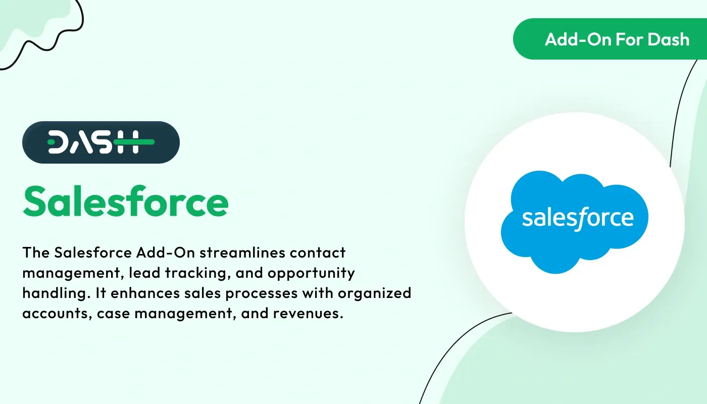 SalesForce – WorkDo Dash SaaS Sales Add-On