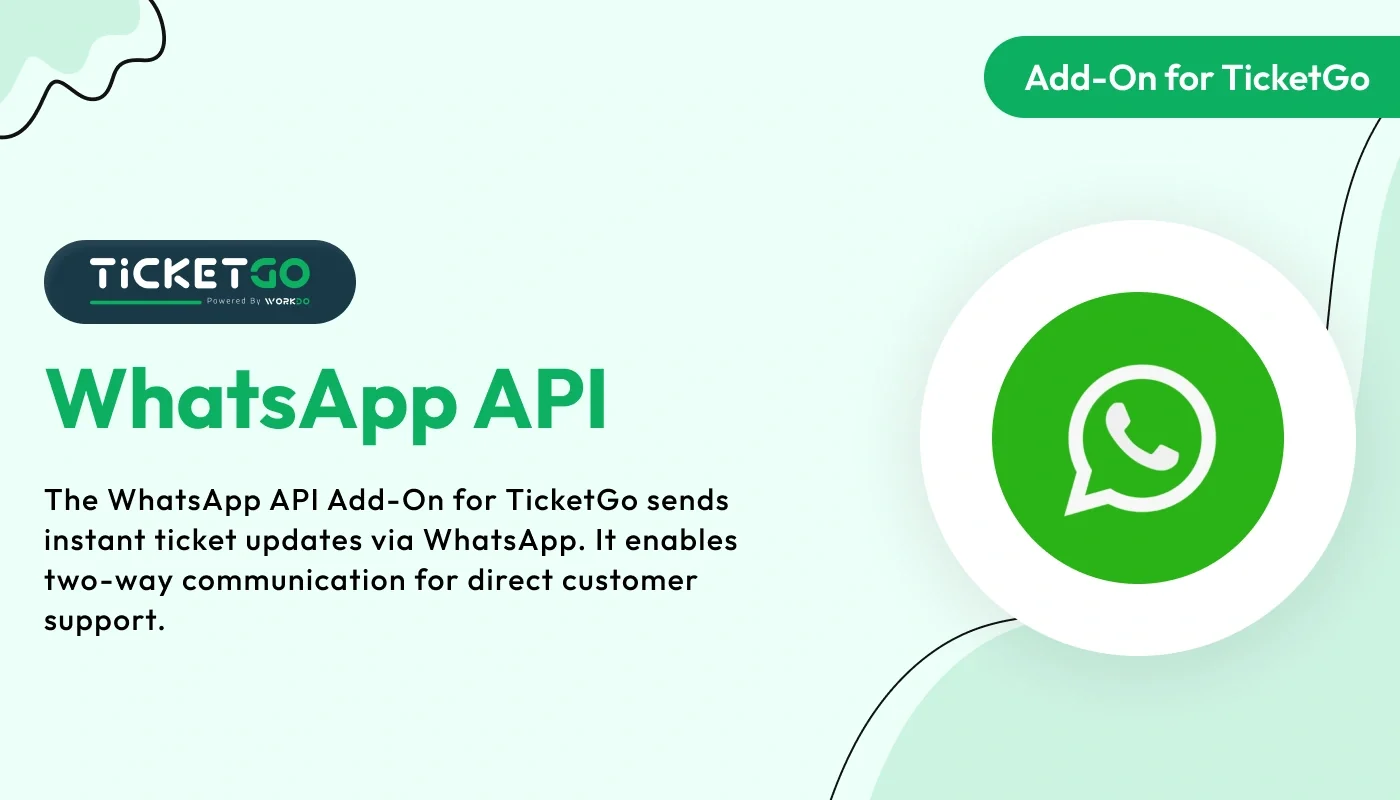 WhatsApp API - WorkDo TicketGo Add-On