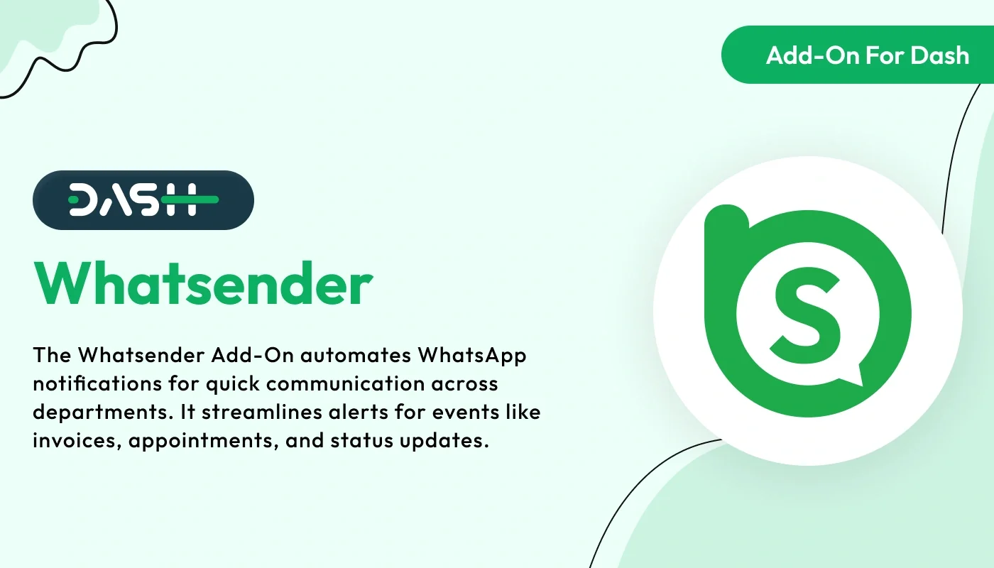 Whatsender – WorkDo Dash SaaS Social Media Add-On
