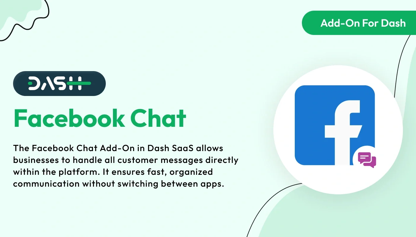 Facebook Chat – WorkDo Dash SaaS Social Media Add-On