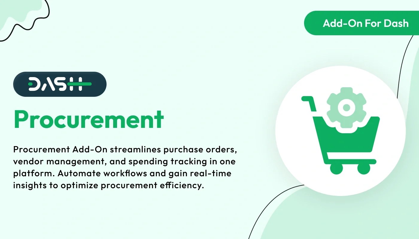 Procurement – WorkDo Dash SaaS HR Add-On