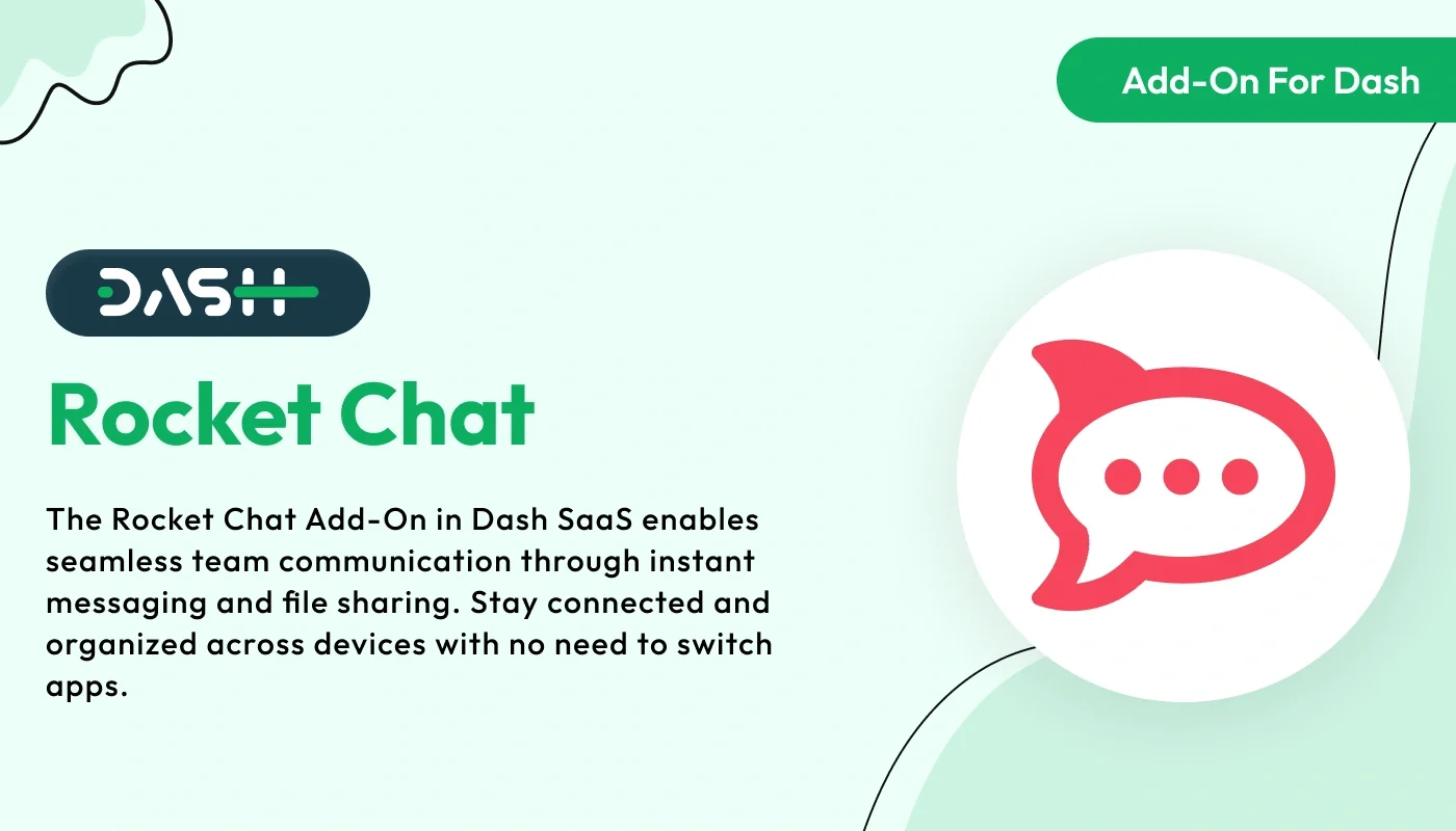 Rocket Chat – WorkDo Dash SaaS Social Media Add-On