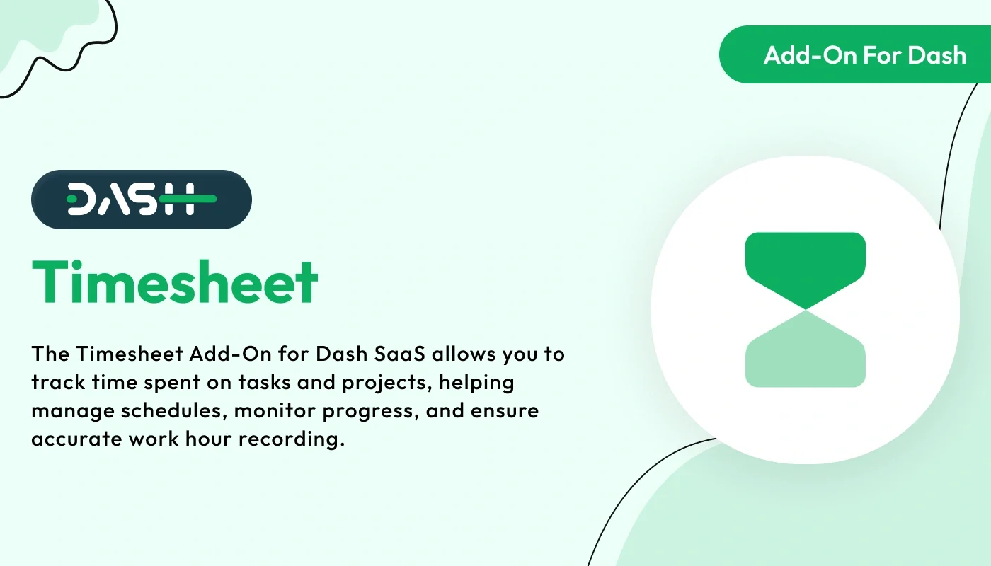Timesheet – WorkDo Dash SaaS Finance Add-On