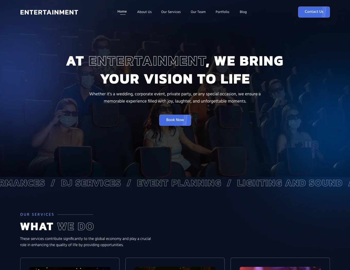 Entertainment Services - WorkDo BookingGo SaaS Add-On