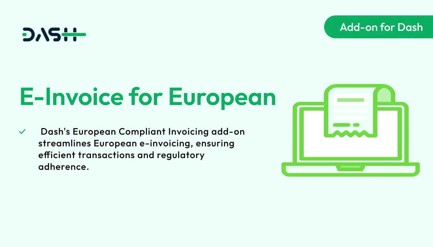 E-Invoice for European – WorkDo Dash SaaS Finance Add-On
