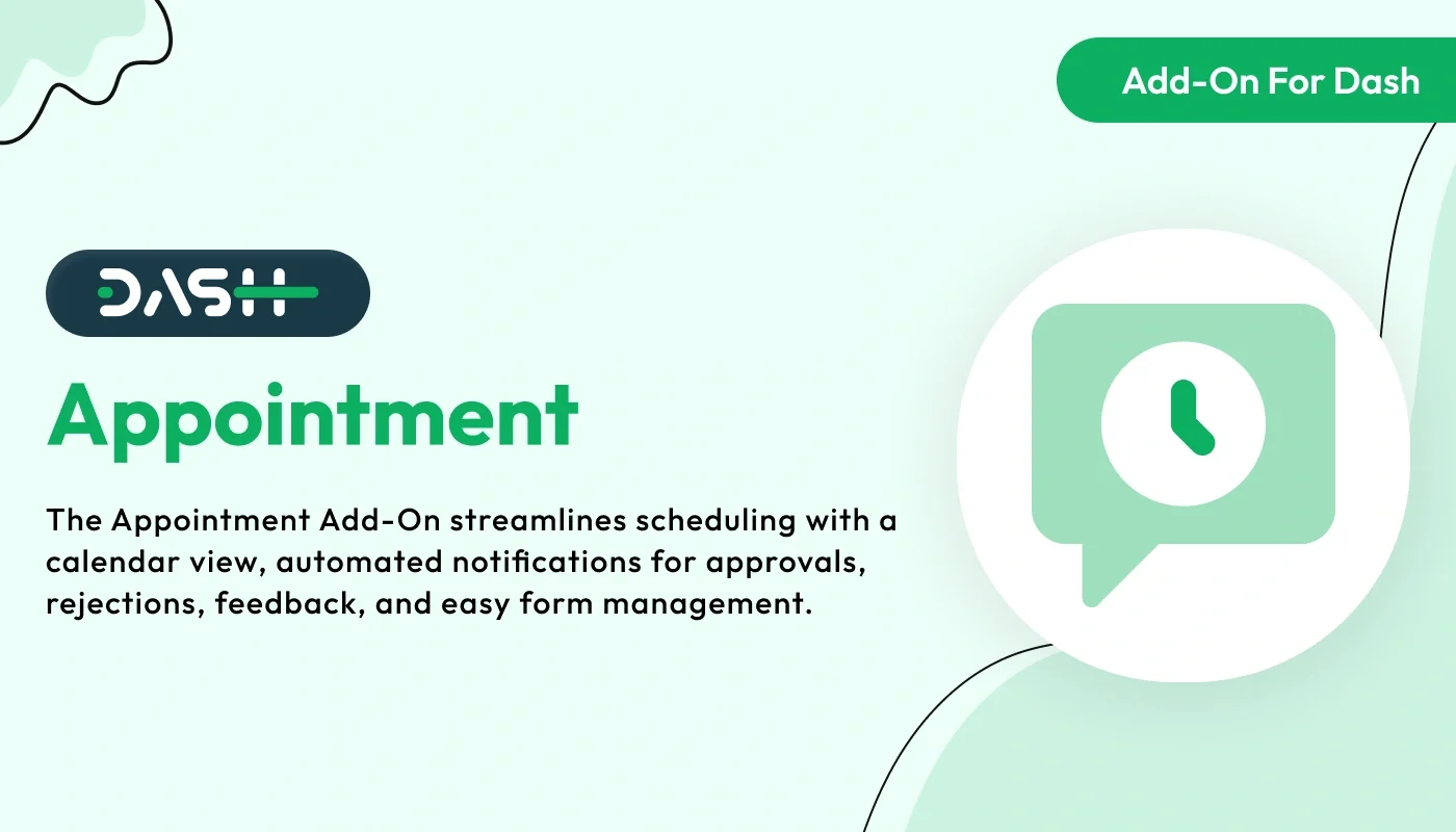 Appointment – WorkDo Dash SaaS Calender Management Add-On