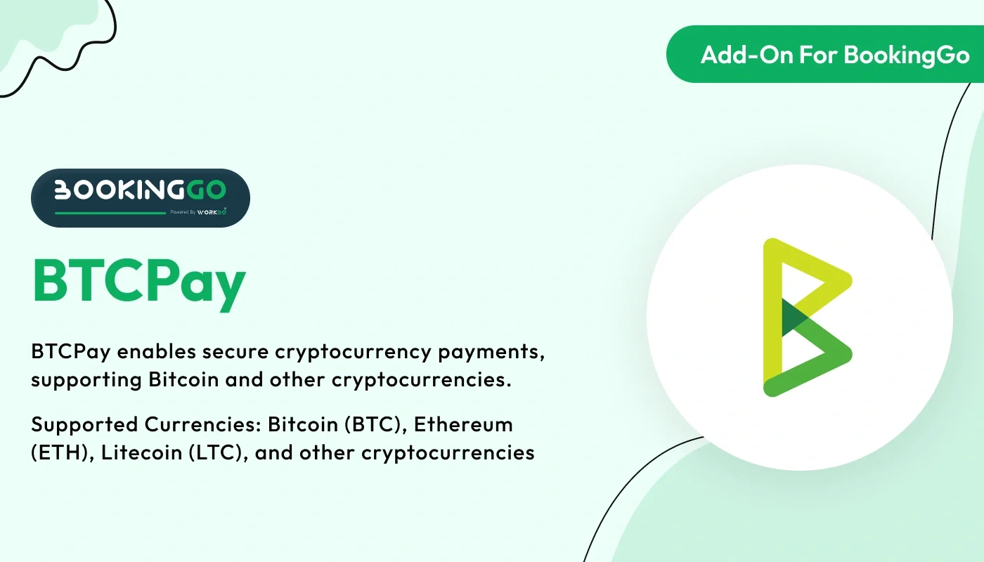 BTCPay - WorkDo BookingGo SaaS Add-On