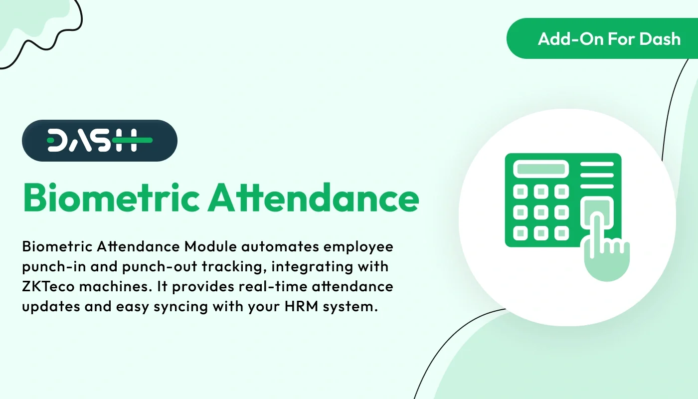 Biometric Attendance – WorkDo Dash SaaS HR Add-On