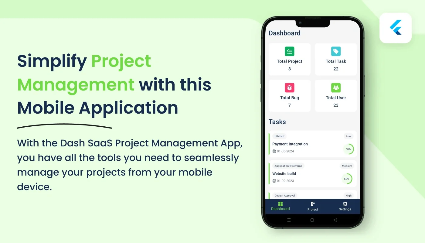 Project Management –WorkDo Dash SaaS Mobile App Add-On