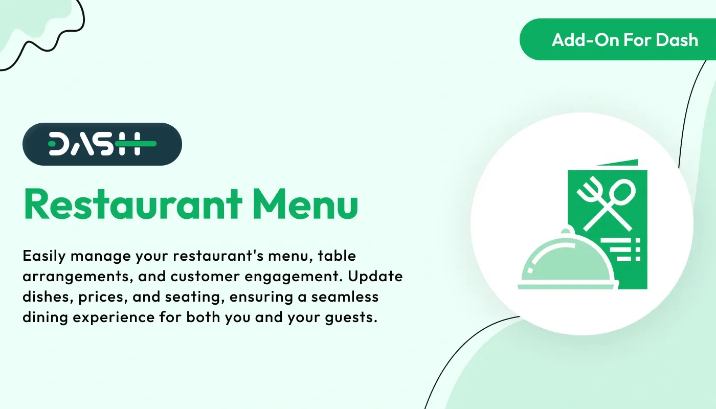 Restaurant Menu – WorkDo Dash SaaS Sales Add-On