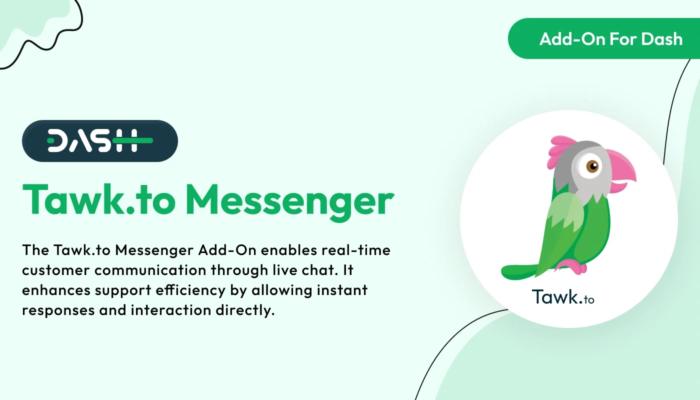 Tawk.to Messenger – WorkDo Dash SaaS Communication Add-On