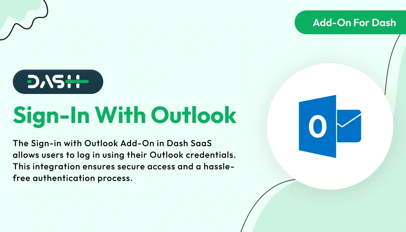 Sign-In With Outlook – WorkDo Dash SaaS Sales Add-On