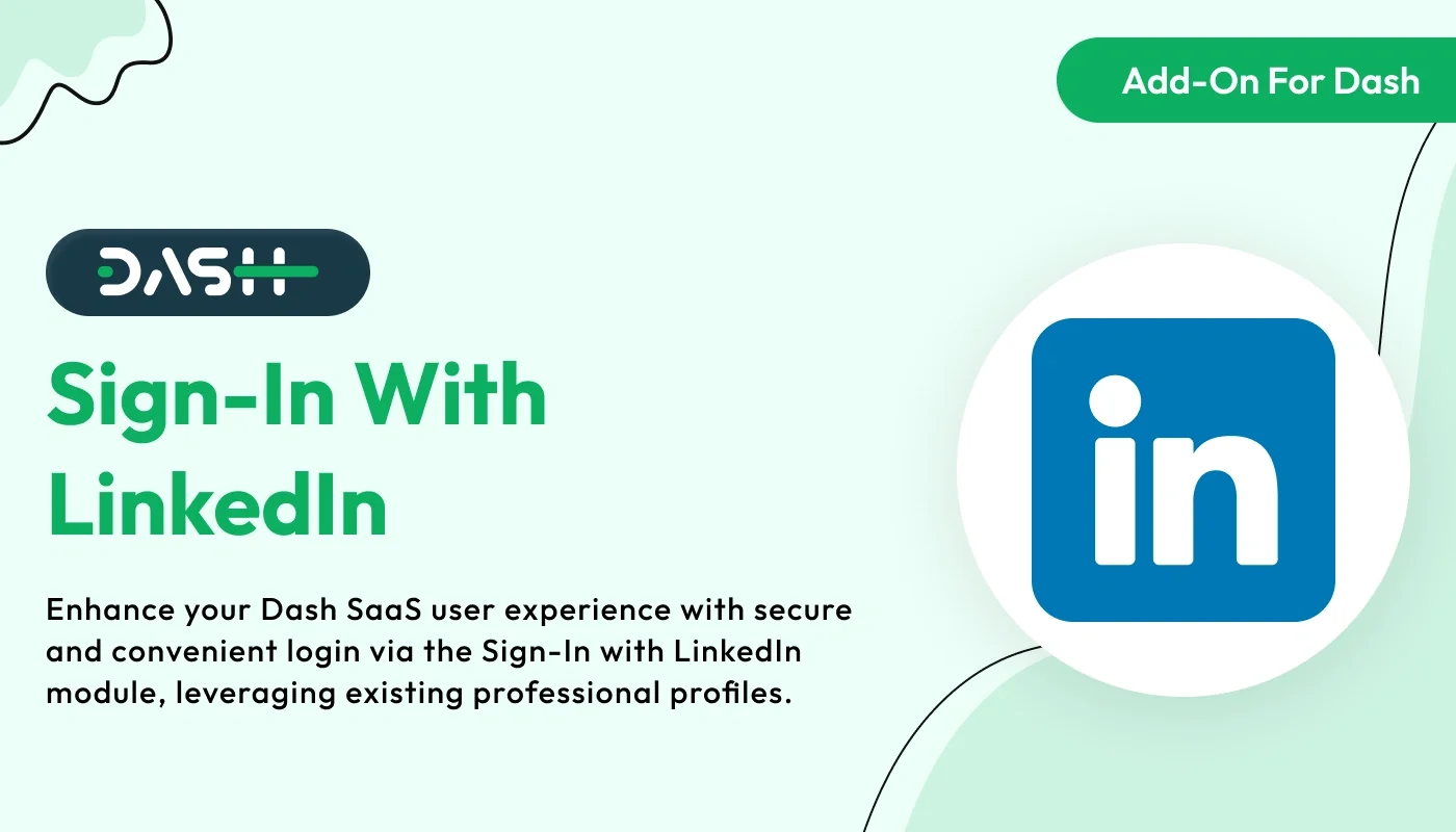 Sign-In With LinkedIn – WorkDo Dash SaaS Security Add-On