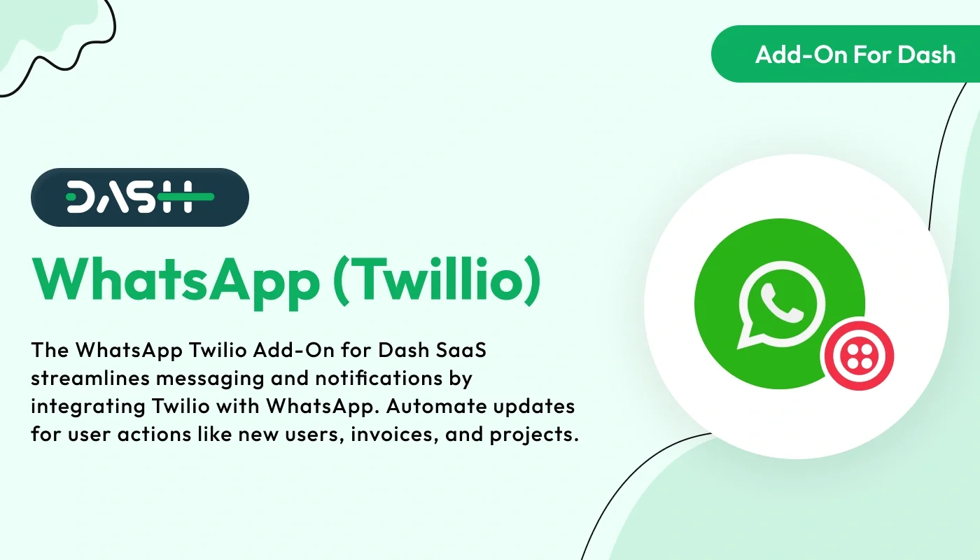 WhatsApp (Twilio) – WorkDo Dash SaaS Social Media Add-On