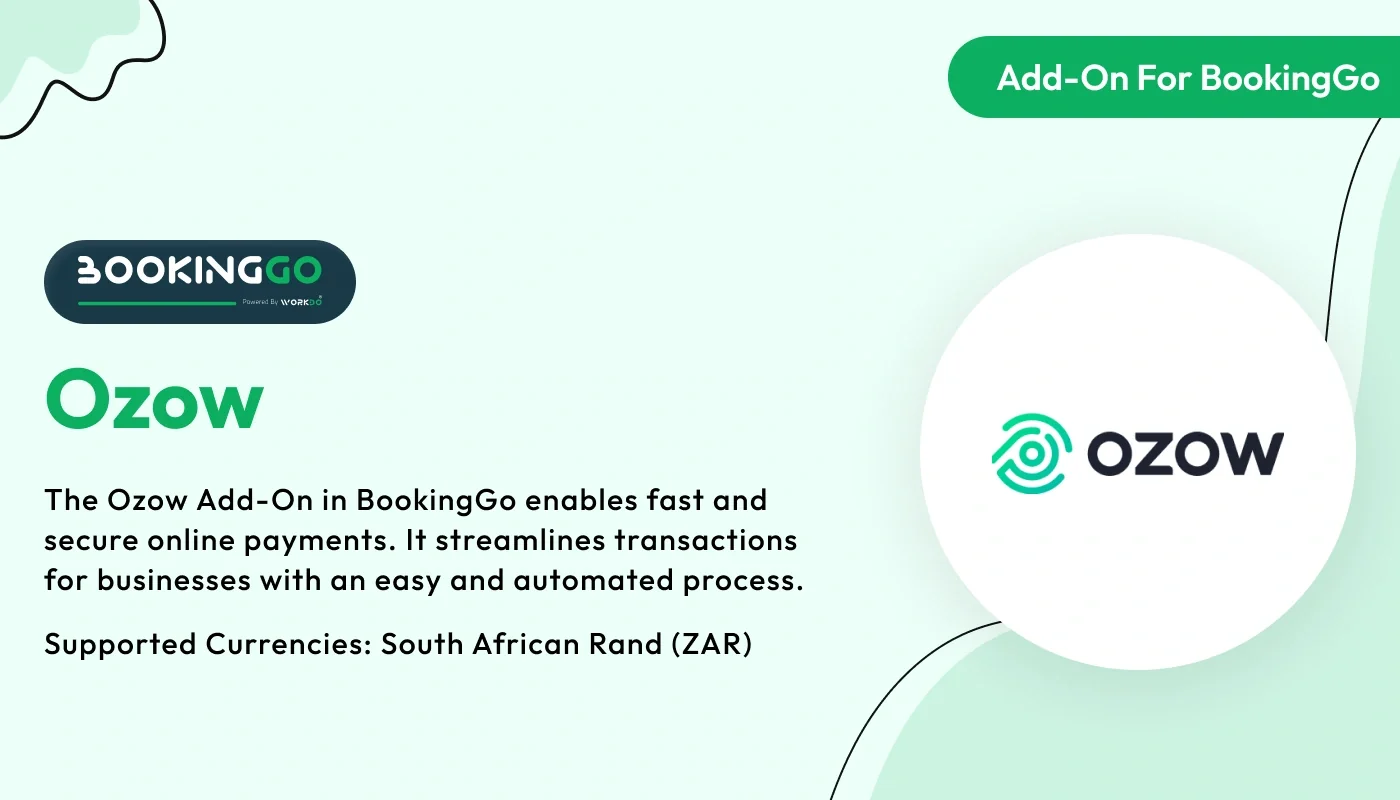Ozow - WorkDo BookingGo SaaS Add-On