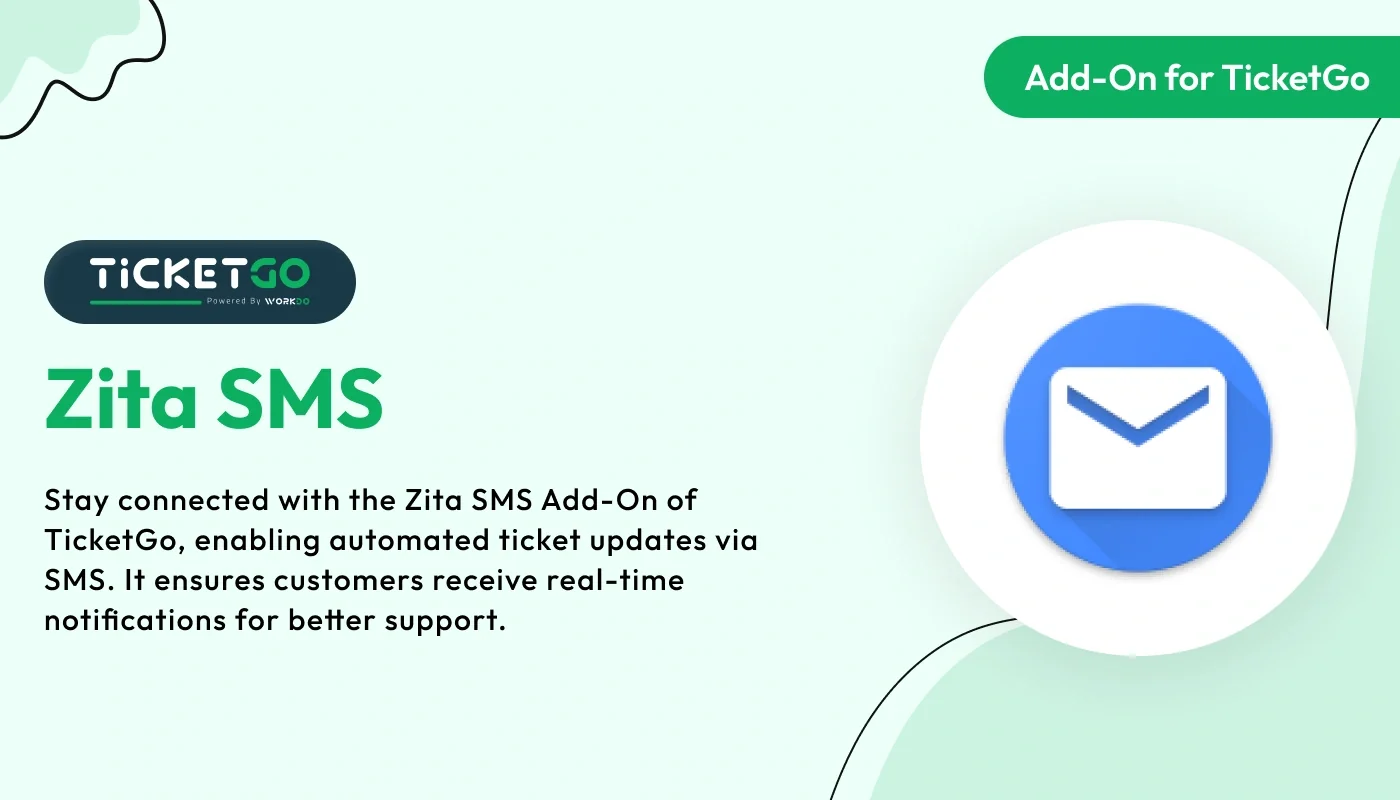 Zita SMS - WorkDo TicketGo Add-On