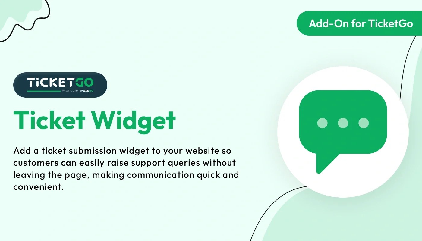 Ticket Widget - WorkDo TicketGo Add-On
