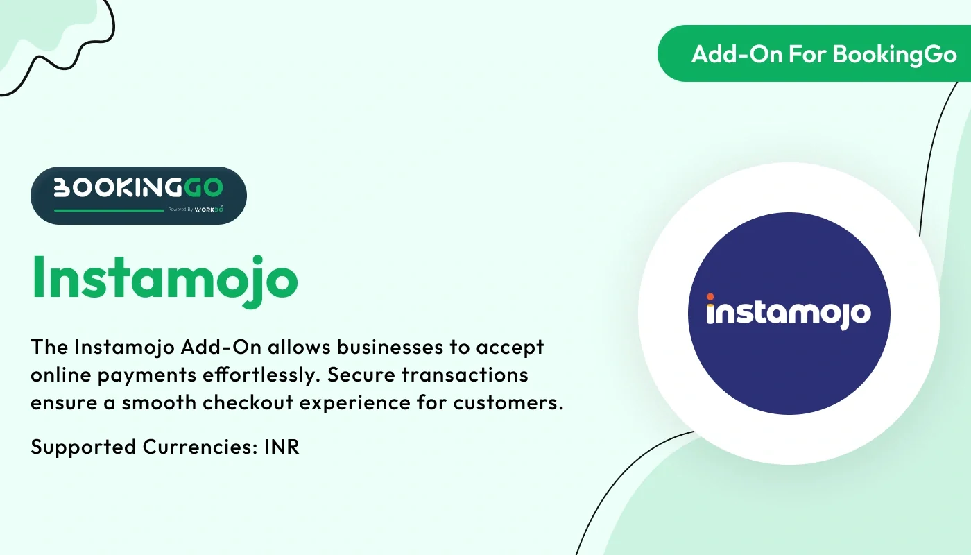 Instamojo - WorkDo BookingGo SaaS Add-On