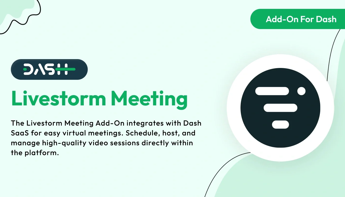 Livestorm Meeting – WorkDo Dash SaaS Social Media Add-On