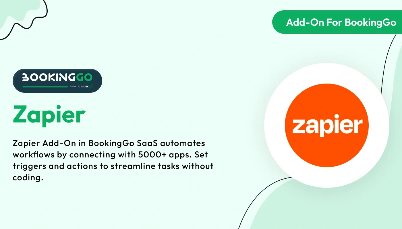 Zapier - BookingGo SaaS Add-On