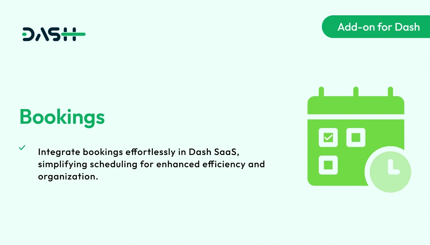 Bookings – WorkDo Dash SaaS Calendar Management Add-On