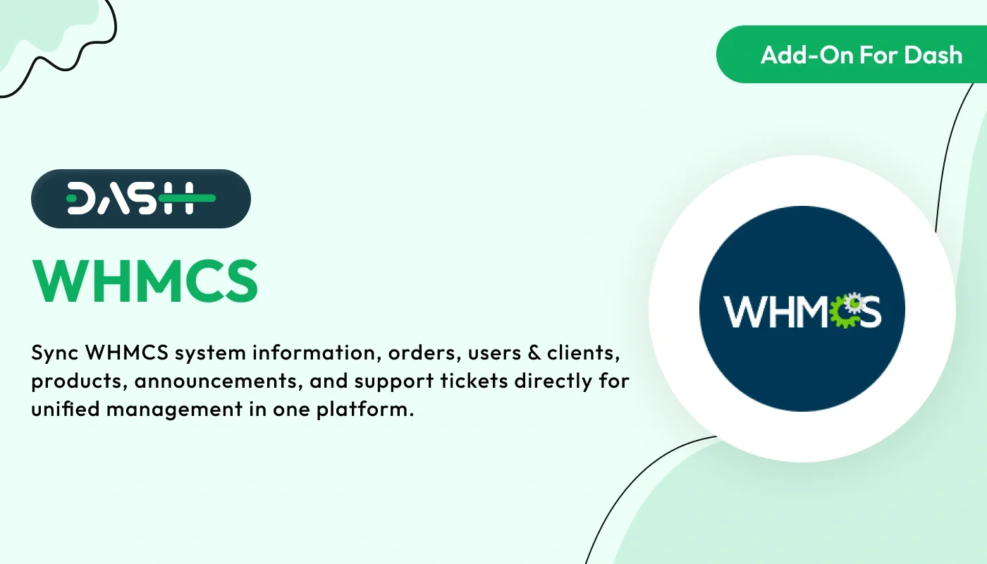 WHMCS - WorkDo Dash SaaS Integration Add-On