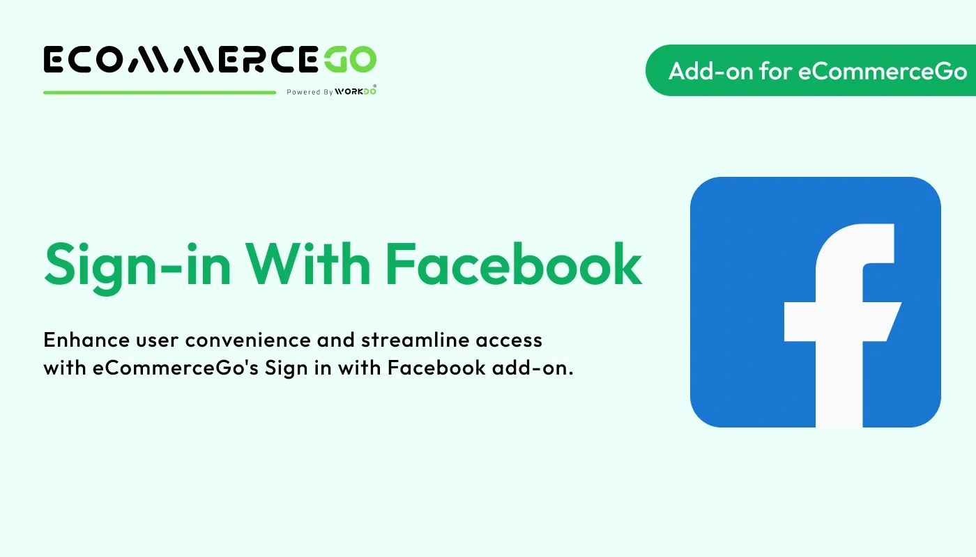 Sign-In With Facebook - WorkDo eCommerceGo SaaS Add-On