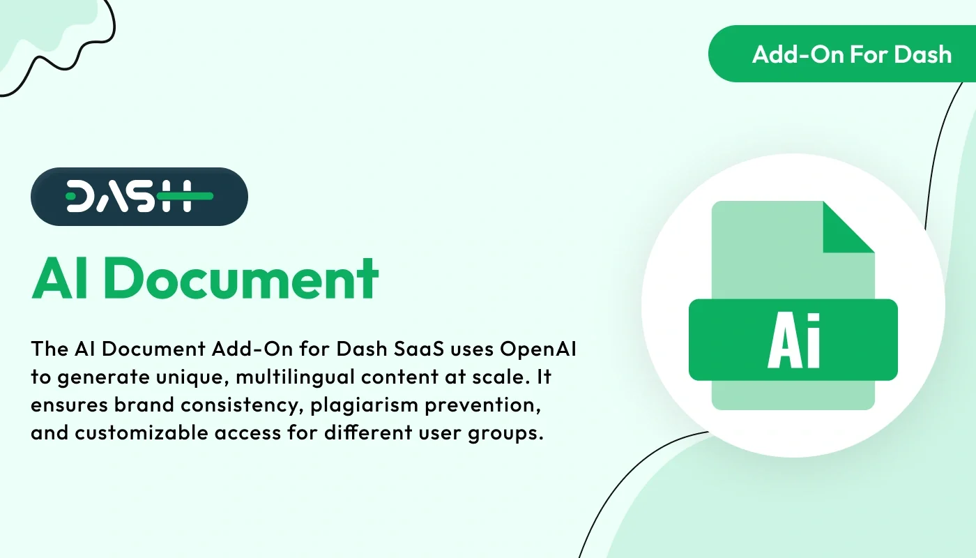 AI Document – WorkDo  Dash SaaS AI Add-On