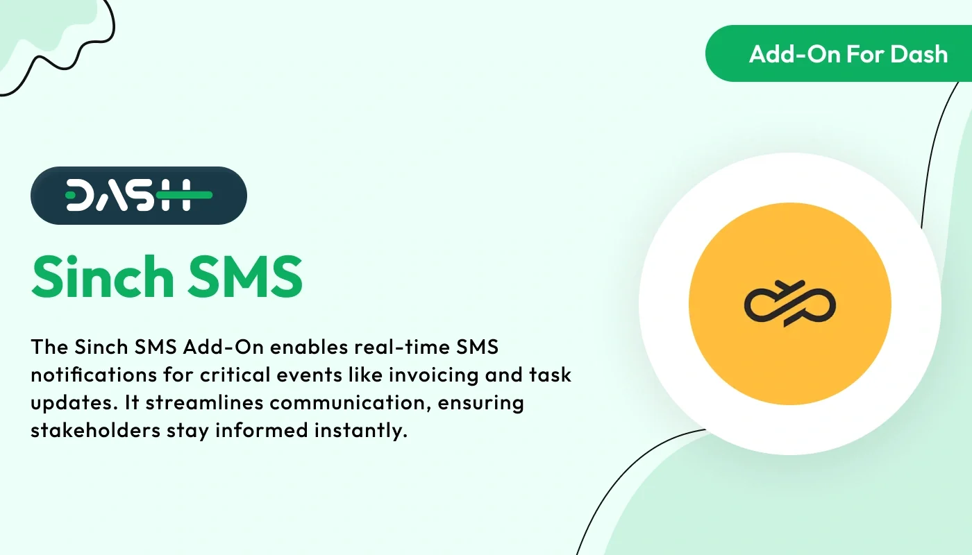 Sinch SMS – WorkDo Dash SaaS Social Media Add-On