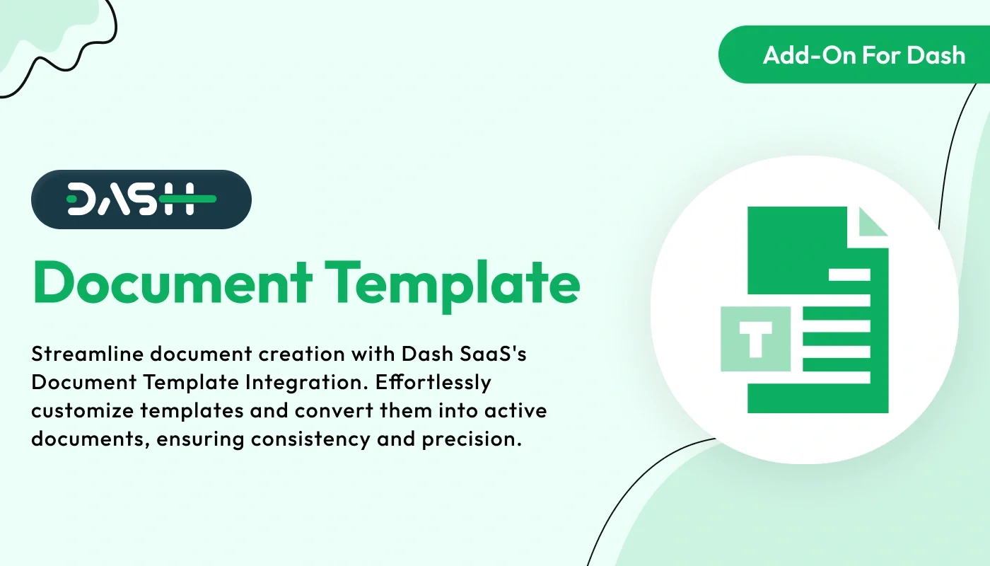 Document Template – WorkDo Dash SaaS Content Management Add-On