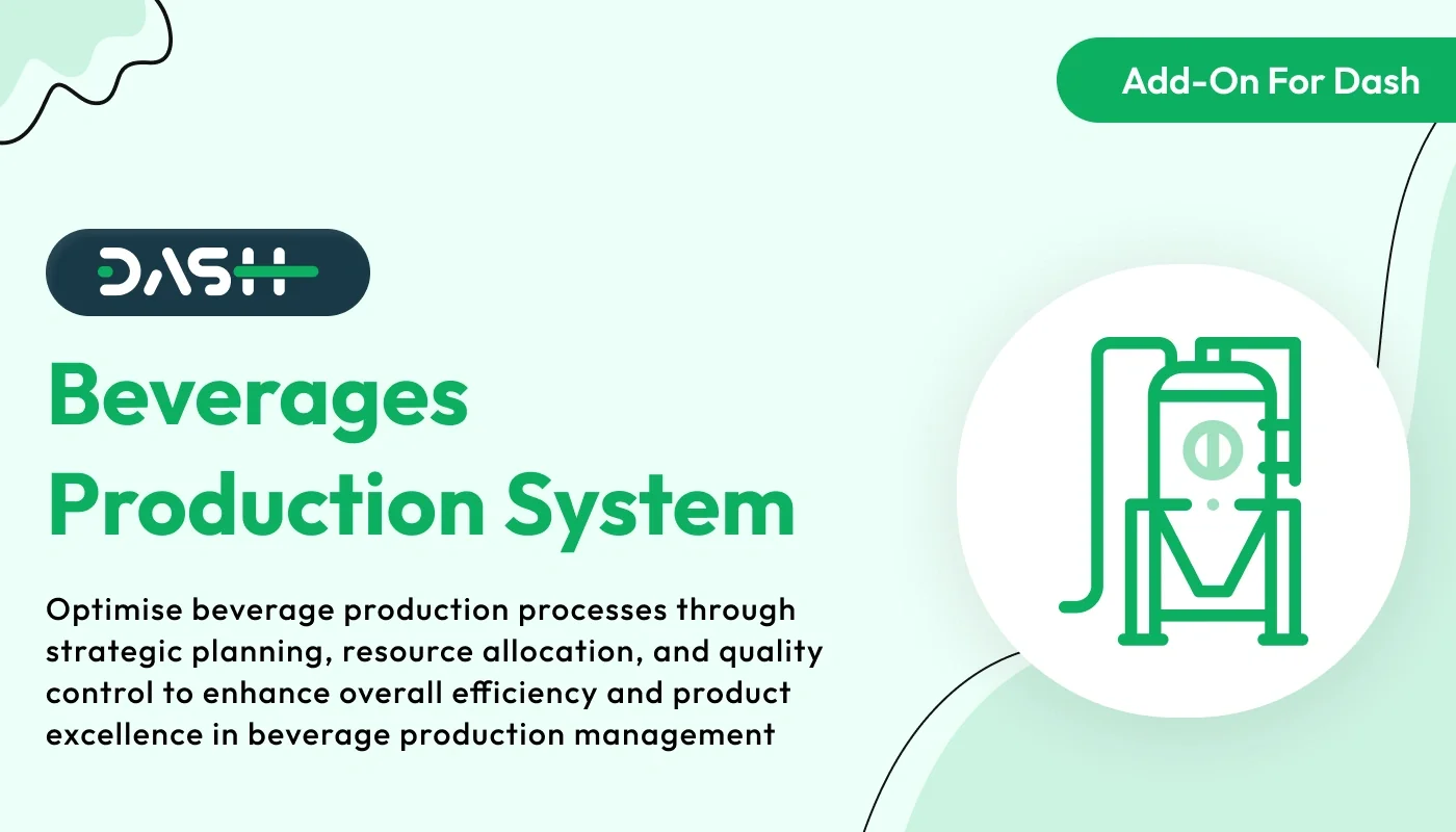 Beverages Production System - WorkDo Dash SaaS Industrial Solutions Add-On
