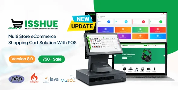 Isshue - Multi Store eCommerce Shopping Cart Solution With POS