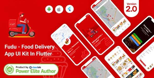 Fudu - Food Delivery Flutter UI Kit