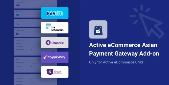 Active eCommerce Asian Payment Gateway Add-on