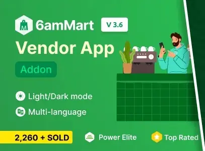 6amMart - Vendor App