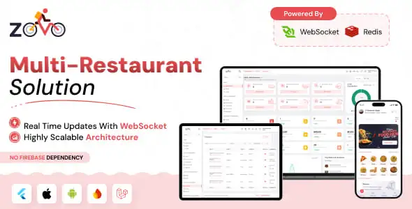 Zomo | Multi-Restaurant Food Delivery App With Laravel and Flutter