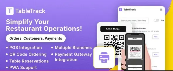 TableTrack - The Complete SaaS Restaurant Management Solution
