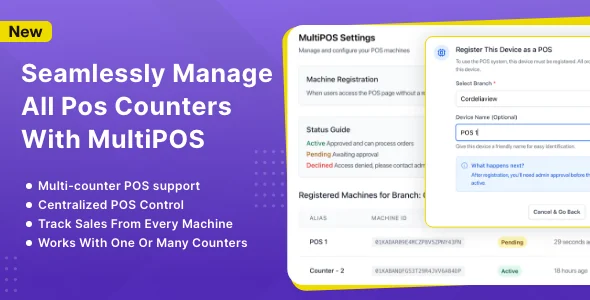 MultiPOS Module for Tabletrack