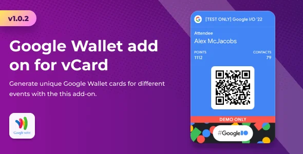 Infy vCard SaaS – Google Wallet Integration Add on